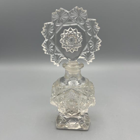 Imperial Glass Pressed Glass Perfume Bottle