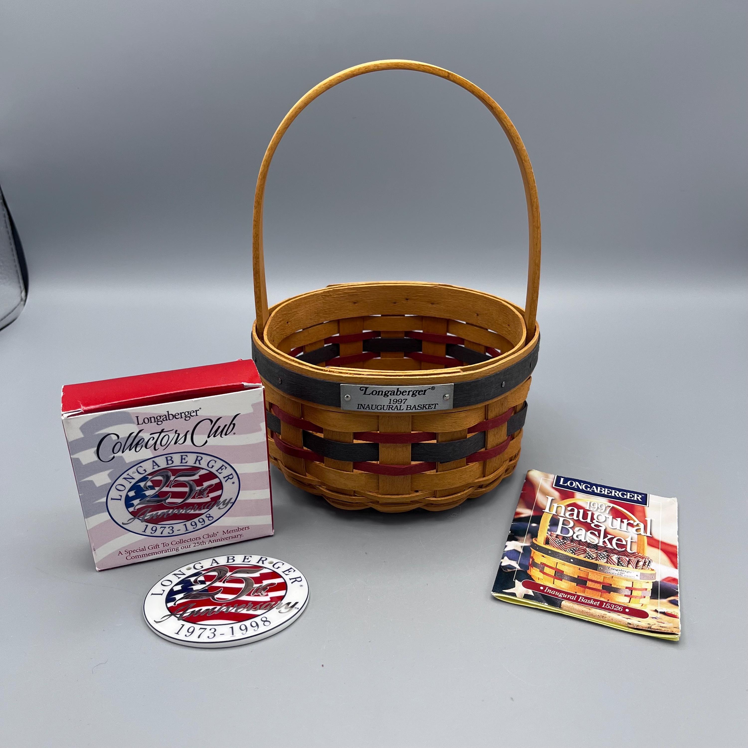 Longaberger 1997 Inaugural Basket - Etsy