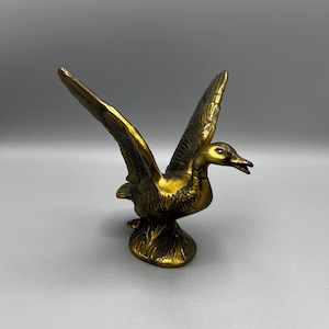 Brass Duck Figurine