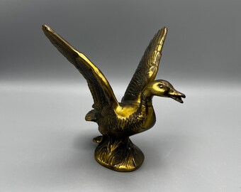 Brass Duck Figurine