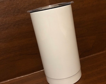 Ready to Ship Blank 12oz Straight Tumbler, Sublimation tumbler, sublimation tumblers, 12 oz sub tumbler, screw top lid