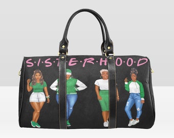 AKA Inspired bag,  AKA bag, weekender bag, sorority gifts, weekender bag women, aka paraphernalia