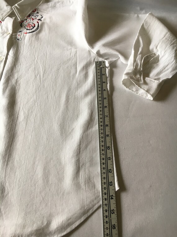 Embroidered top ladies shirt