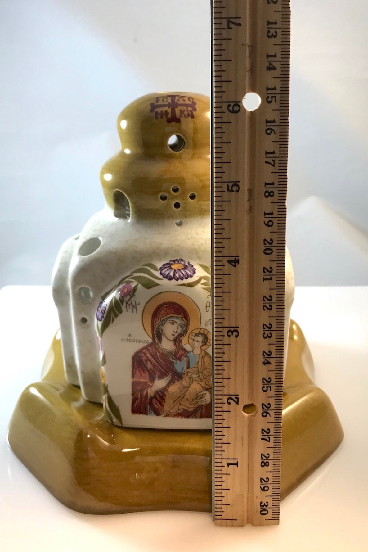 Vigil Lamp Ceramic Candle Holder Etsy