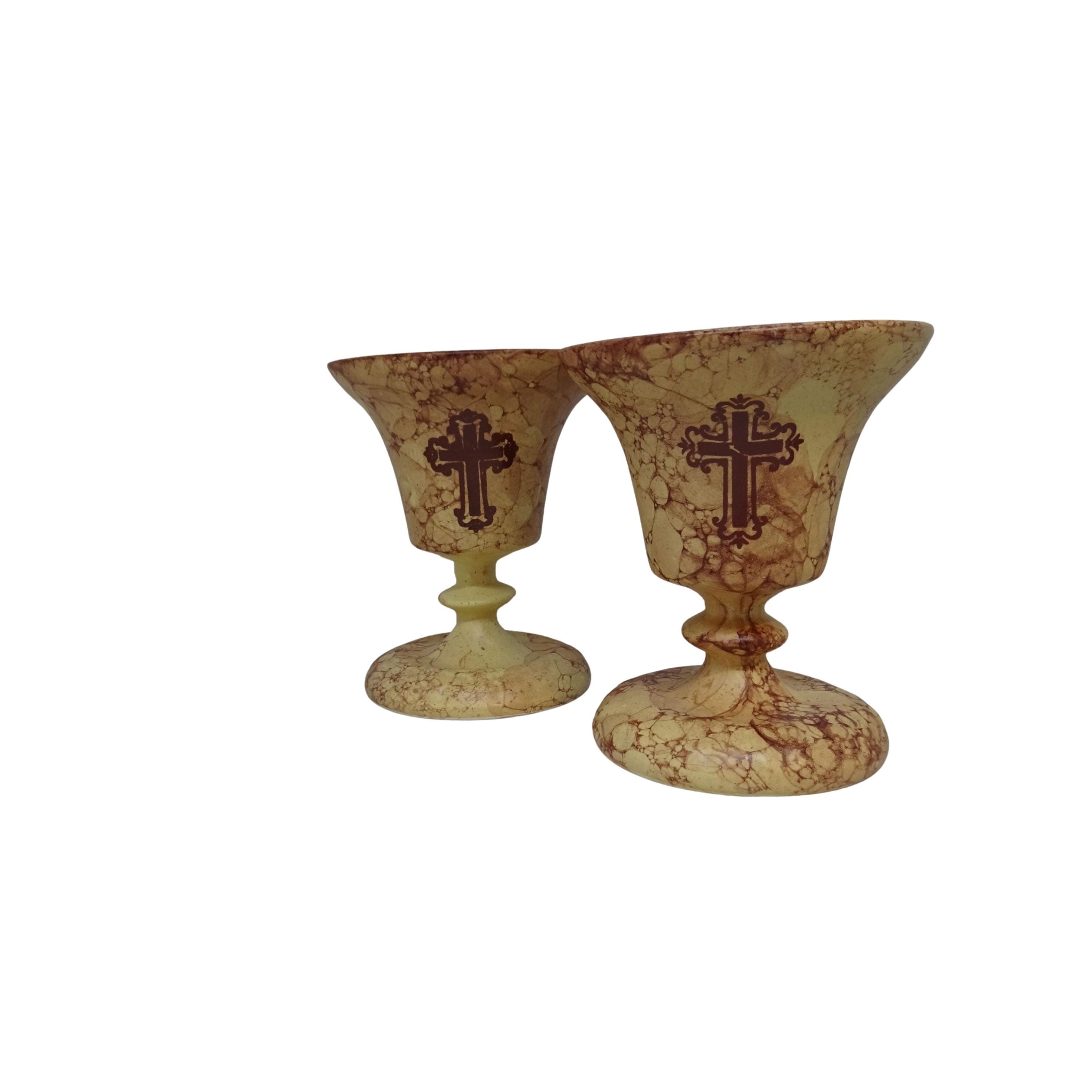 【未使用】イッタラ VITRINI コルク 60×60mm Handmade Ceramic Vigil Lamp: Greek Orthodox Cross or Theotokos