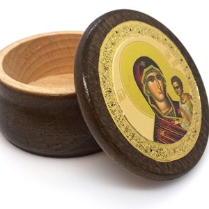 Wooden Orthodox Incense Holder and Keepsake Box