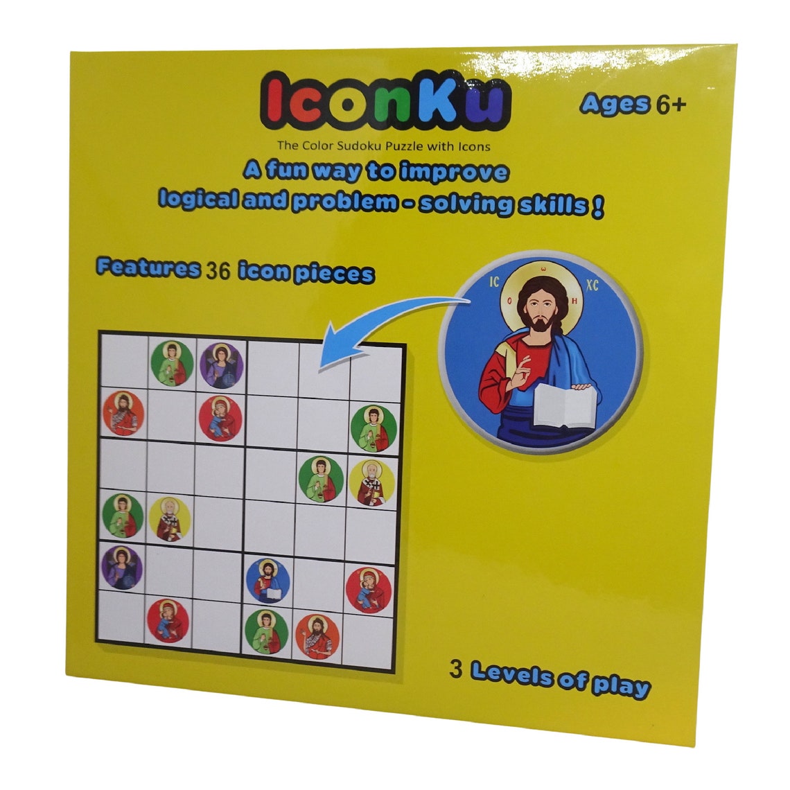 Puzzle Board Game for Orthodox Christian Children Christian Etsy