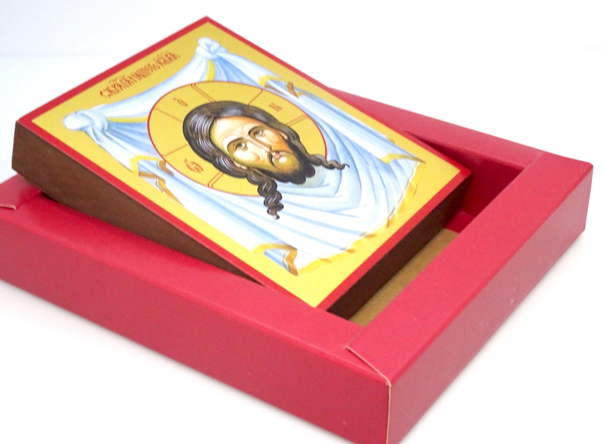 Jesus Christ Orthodox Icon: Greek Christian Gift for Baptism ...