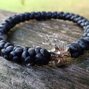 Handmade Silk Prayer Rope Bracelet, Orthodox Komboskini, Christian Gift