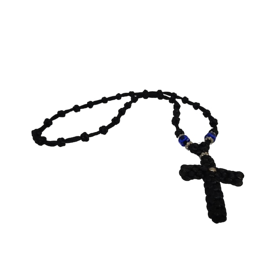 Handmade Orthodox Prayer Rope: 33 Knots Satin Cord - Traditional