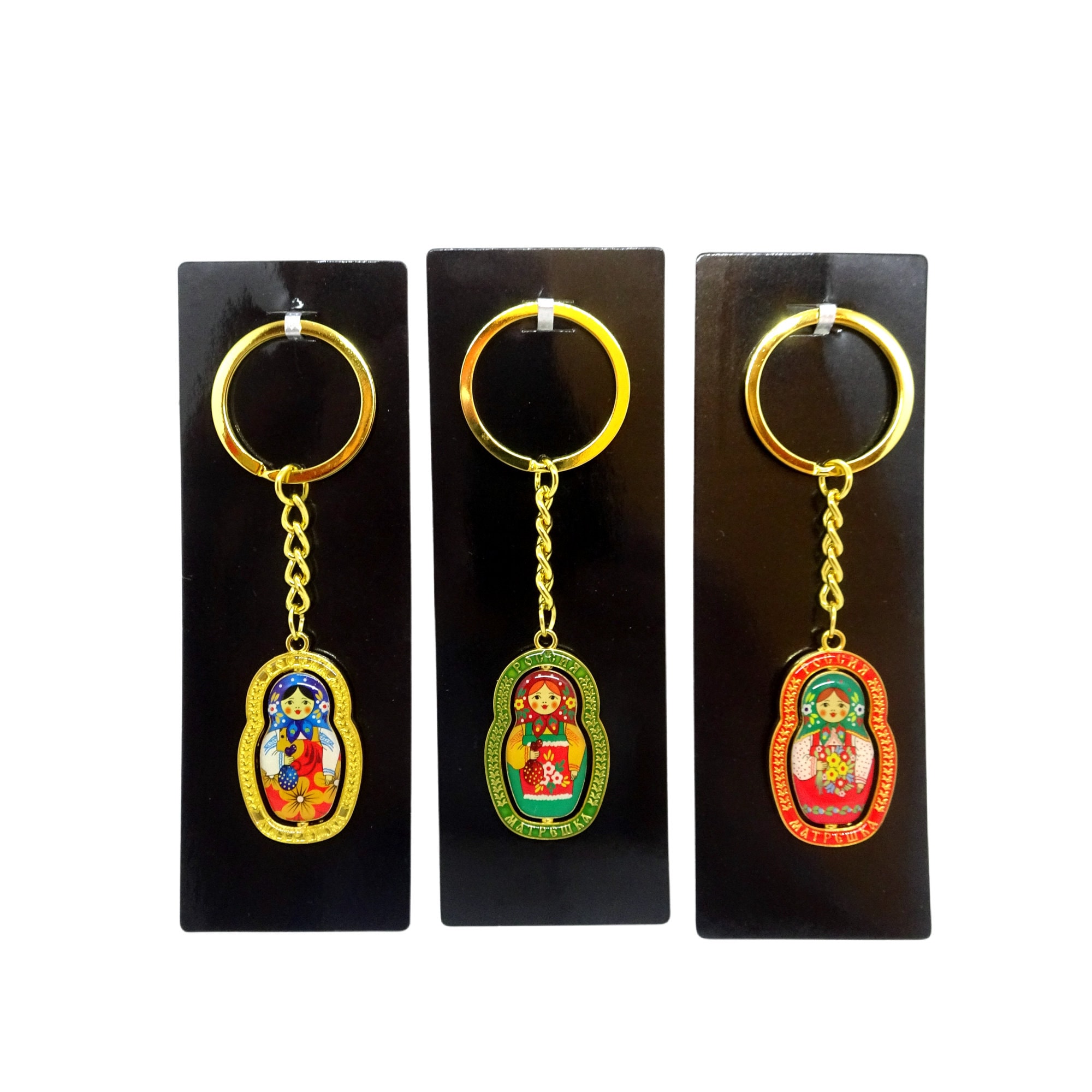 Russische Puppen Schlüsselanhänger Holz Schlüsselanhänger 
