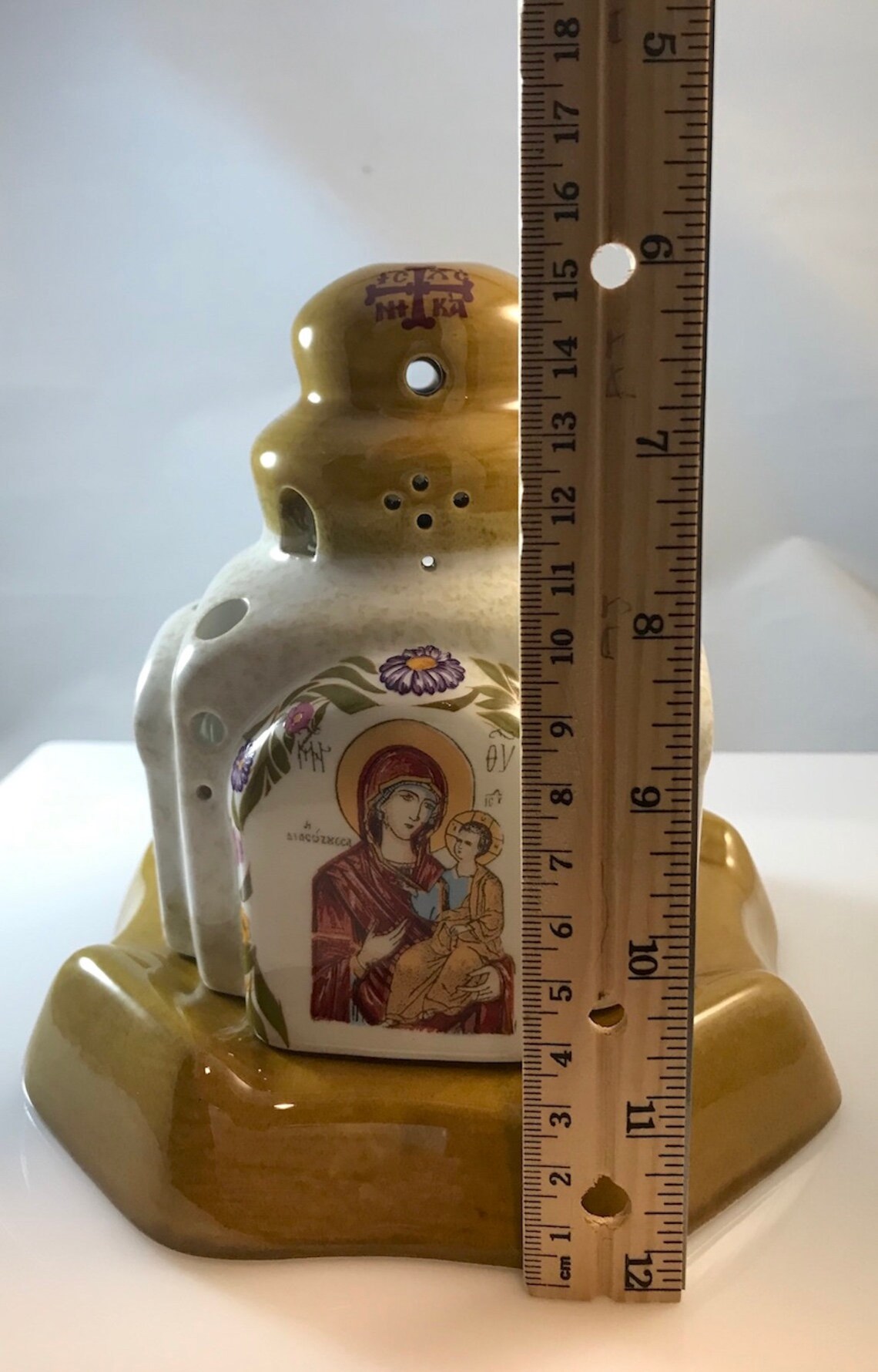 Vigil Lamp Ceramic Candle Holder Etsy