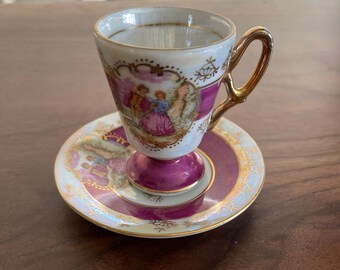 Antique Tea Cup and Saucer