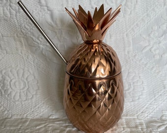 Stainless Steel Godinger Silver Art Pineapple Cup - Etsy display picture 1
