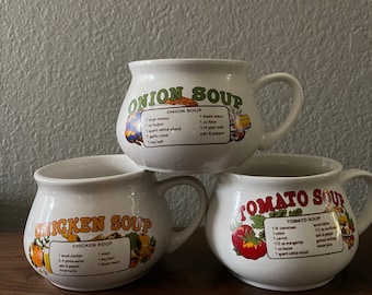 Vintage Dat’l Do It Mug or Soup Bowl with Recipe