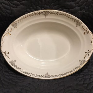 Crown Potteries Co Made in USA Large Bowl/ Platter