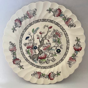 Vintage Myott Fine Staffordshire Ware Indian Tree Large Plate