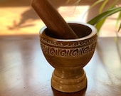 Cravings by Chrissy Teigen Mango Wood Mortar and Vintage Pestle