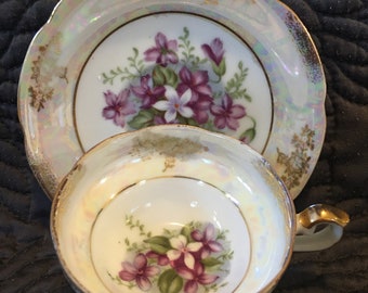 Antique Tea Cup and Saucer
