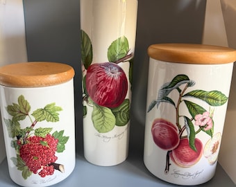 Original Portmeirion Pomona Canister Series Variations