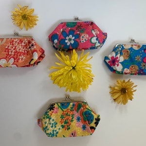 Cute 60’s Flower Child Coin Purse
