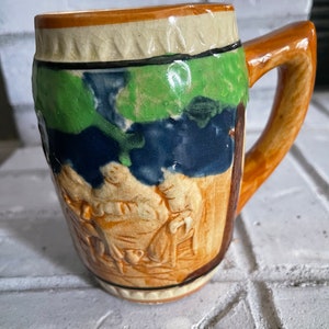 Antique Beer Stein Mug Made in Japan