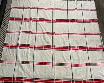 Vintage Woven Handmade Tablecloth or Bedspread