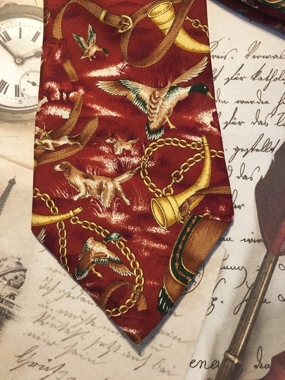 Vintage (Handmade in Italy) 100% Silk Tie