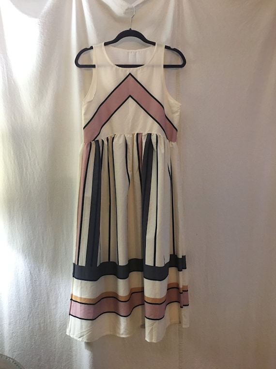 Tea-length Handmade Dress