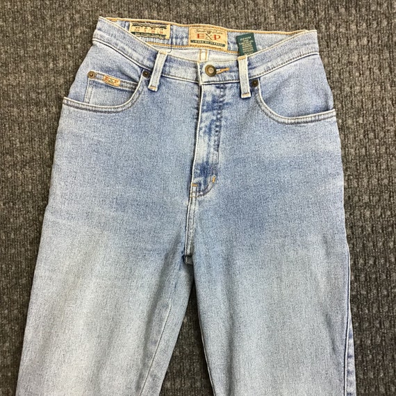 Express-Vintage, High Waisted, Tapered Jeans - image 2