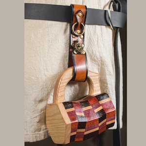 Leather Mug Holder - Light Brown