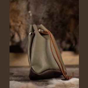 Leather Drawstring Pouch
