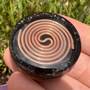 Orgonite®,Pocket orgone,energy buster with Elite Shungite,Reiki Crystal ,stress relief gift,torus orgonite,Flower of Life,Seed of life