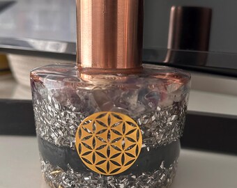 Orgonite® Orgone energy harmonizer,Quartz Crystals Energy buster,Cloudbuster Fluorite,shungite,home protection,energy healing,sleep better