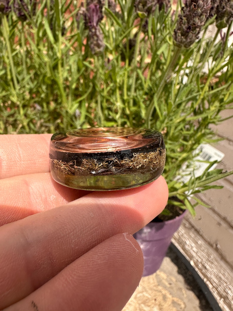 Orgonite®,Pocket orgone,energy buster with Elite Shungite,Reiki Crystal ,stress relief gift,Flower of Life,Seed of life,harmony & balance image 6