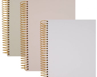 Premium Hardcover Spiral Notebook: Elegant Design for Organized Thoughts
