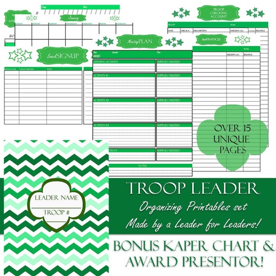 Girl Scout Dues Chart