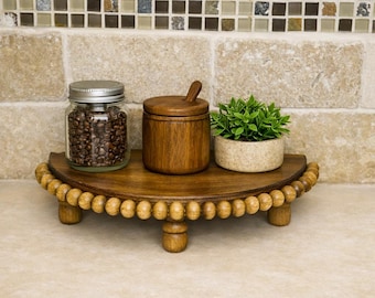 Modern Half Moon Riser Stand