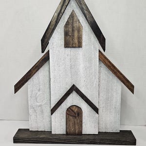 Unique Wooden Church Model - Perfect for Gifts & Decor