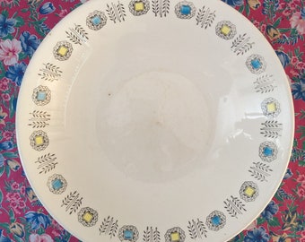 Broadhurst Kathie Winkle soup bowl SENTINEL Pattern 1960s large, 60s pasta salad soup cereal deep bowl