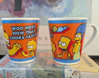 Vintage 2005 Simpsons Familie Tasse von Fox Studios