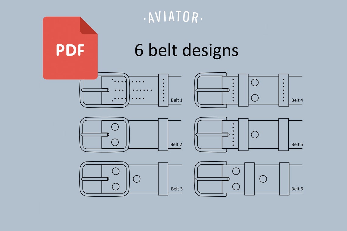 PDF Belt 6 designs in three sizes each 40мм 38мм 35мм Belt | Etsy