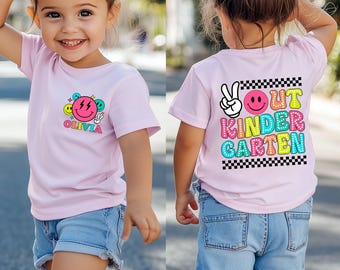 Personalized Kindergarten Graduation Shirt, Graduation Kids Gift, Class Of 2026 Toddler, Preschool Graduation Tee, Last Day Of School Shirt