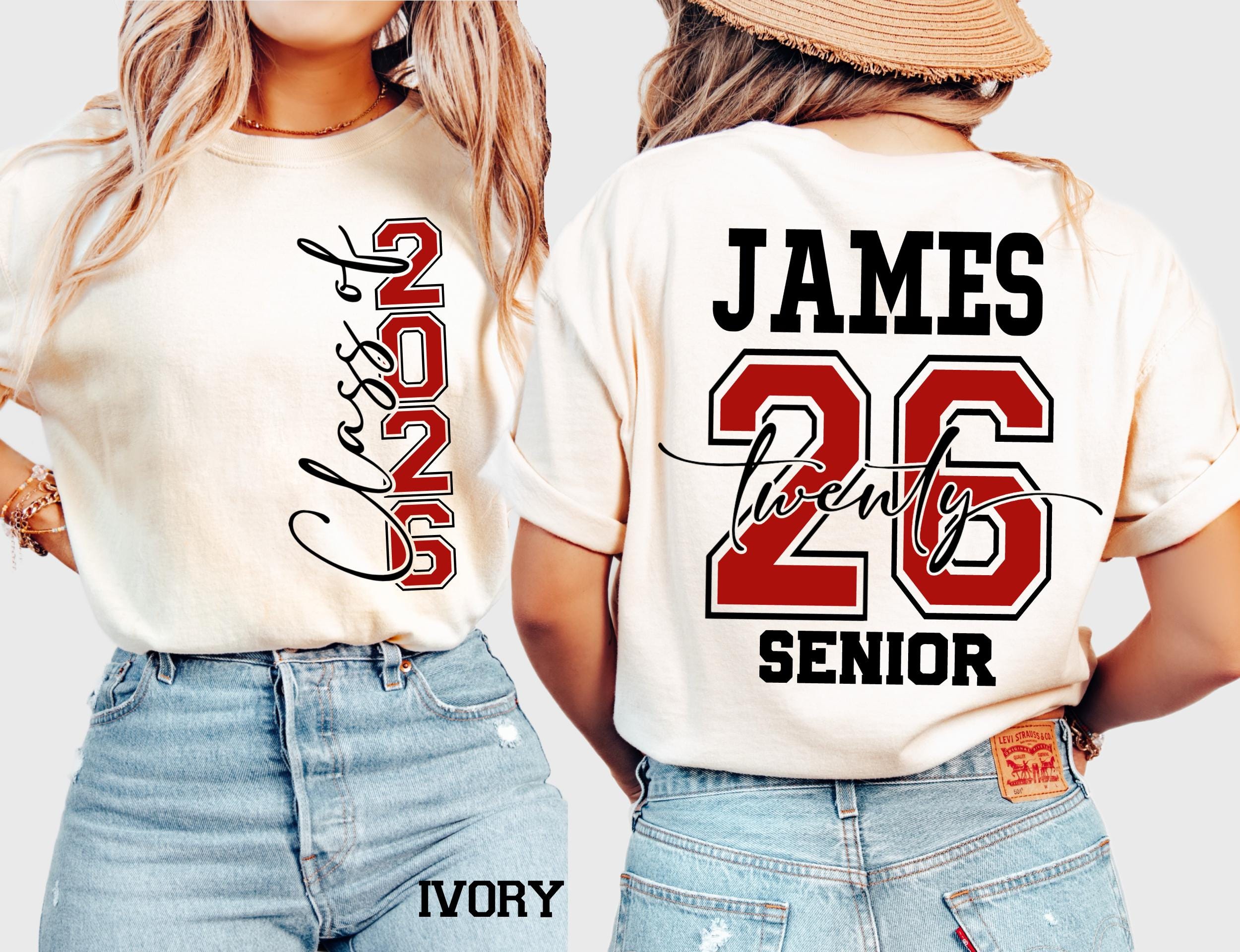 Comfort Colors© Custom Senior Class of 2025 Shirt, Senior 2025 Shirt,Graduation gift,Personalized High School Graduation,Group 2025 Grad Tee