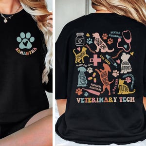 Custom Vet Assistant Sweatshirt,Halloween Gift,Vet Receptionist Sweatshirt,Animal Doctor Gift,Vet Squad,Nurse Vet Sweat,Veterinary Medicine