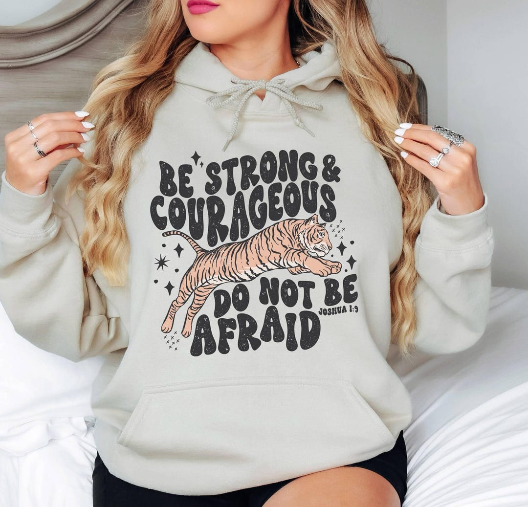 Courageous hoodie tiger hotsell