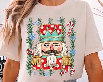Nutcracker Christmas Shirt, Cottagecore Xmas Tee, Holiday Party Gift