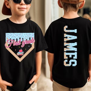 Personalized Drip Back To School Shirt, Custom Name Tee