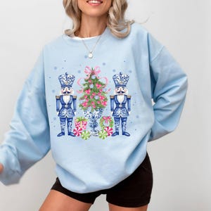 Chinoiserie Nutcracker Christmas Sweatshirt, Nutcracker Sweater for Women, Christmas Gift, Cute Nutcracker Mom Funny Nutcracker Ballet Sweat image 7
