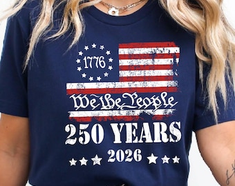 Camiseta del 250.º aniversario de Estados Unidos: Celebración del semiquincentenario, Patriota 1776-2026, 4 de julio